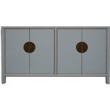  Dove Grey Chinese Sideboard Replica
