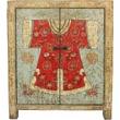 Beige Qing Dynasty Lady's Dress Cabinet