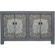 Chinese Grey Sideboard with Painting