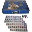Large Mahjong Set in Blue Case