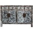 Distressed Gray Sideboard