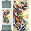 Chinese Red Dragon Painting Scroll