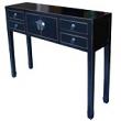 Chinese Black Lacquered Dressing Hall Table