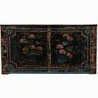 Antique Chinese Black Painted Sideboard/Buffet