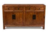 Chinese Elm Four Door Four Drawer Sideboard