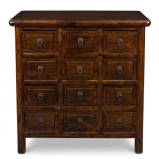 Brown Chinese Medicine Herb Cabinet/ Chest of Drawers 