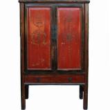 Red Chinese Wedding Cabinet Original