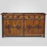 Rustic Chinese Elm Sideboard Special Hardware