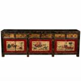 Extra Large Chinese Sideboard Painted 