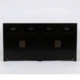 Black Lacquered Sideboard Buffet 165cm