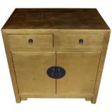 Chinese Gold Leaf Side Cabinet 