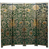 French Gold Room Divider Screen - Sun Flowers